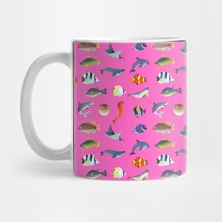 Fish Pattern Mug